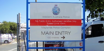 Maylands Police Complex Sign